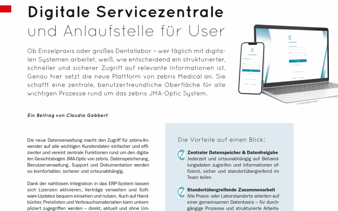 Digitale Servicezentrale und Anlaufstelle für User