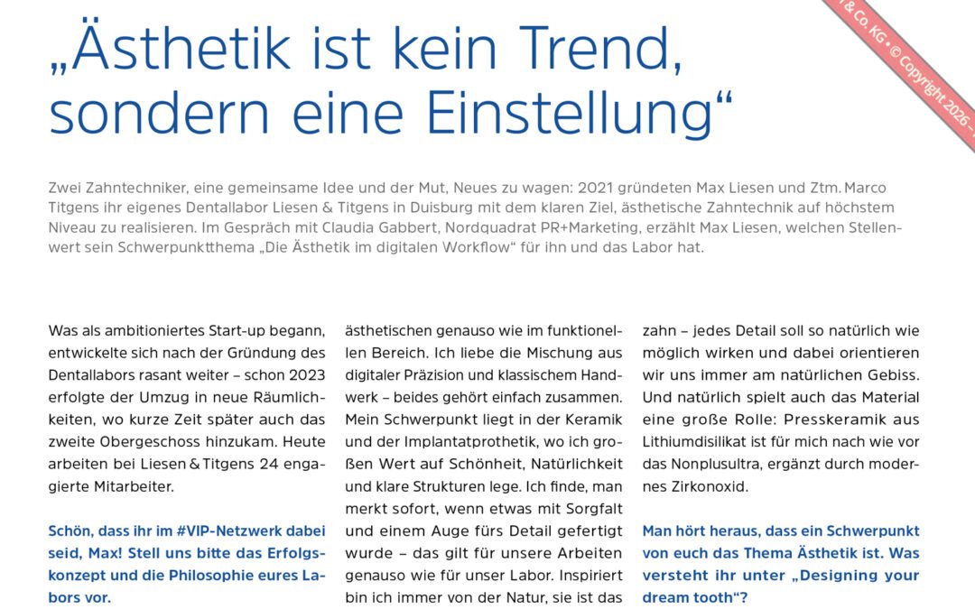 „Ästhetik ist kein Trend, sondern eine Einstellung.“