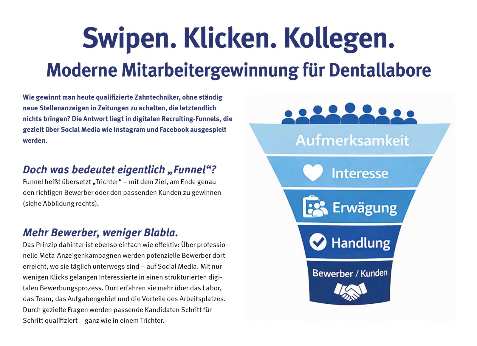 Moderne Mitarbeitergewinnung für Dentallabore